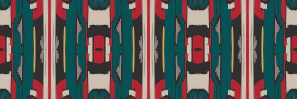 Ethnic ikat seamless pattern in tribal. Design for background, wallpaper, vector illustration, fabric, clothing, carpet, textile, batik, embroidery.