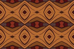 diseño de patrón étnico de bordado geométrico abstracto ikat. tela azteca alfombra mandala ornamento chevron textil decoración papel pintado. tribal boho nativo étnico pavo tradicional vector de fondo