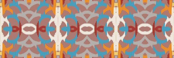 Ethnic ikat seamless pattern in tribal. Design for background, wallpaper, vector illustration, fabric, clothing, carpet, textile, batik, embroidery.