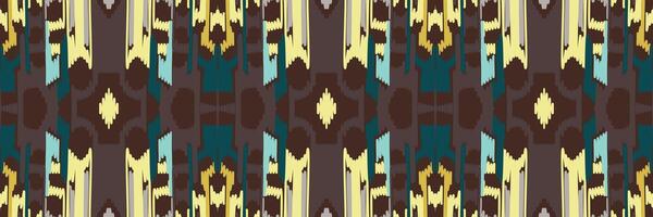 Abstract ethnic pattern art. Ikat seamless pattern in tribal. Design for background, wallpaper, vector illustration, fabric, clothing, carpet, embroidery.