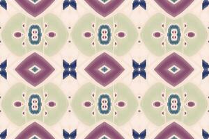 Abstract ethnic pattern art. Ikat seamless pattern traditional. American, Mexican style. vector