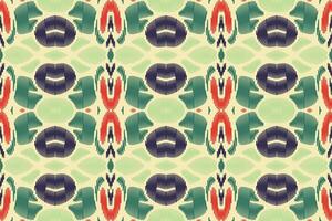 Ethnic ikat seamless pattern in tribal. American, Mexican style. Aztec geometric ornament print. vector