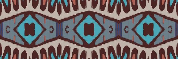 patrón ikat en tribal. geométrico étnico tradicional. estilo mexicano a rayas. diseño para fondo, papel tapiz, ilustración vectorial, tela, ropa, batik, alfombra, bordado. vector