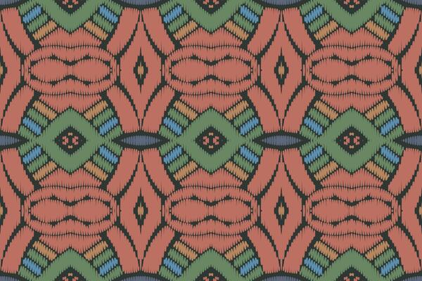 Ikat designs tribal cross Seamless Pattern. Ethnic Geometric Batik Ikkat Digital vector textile Design for Prints Fabric saree Mughal brush symbol Swaths texture Kurti Kurtis Kurtas