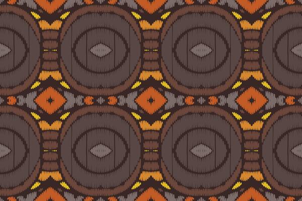Ikat abstract geometric embroidery ethnic pattern design. Aztec fabric carpet mandala ornament chevron textile decoration wallpaper. Tribal boho native ethnic turkey traditional vector background