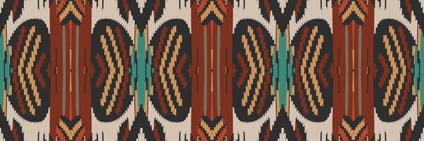 patrón ikat en tribal. geométrico étnico tradicional. estilo mexicano a rayas. diseño para fondo, papel tapiz, ilustración vectorial, tela, ropa, batik, alfombra, bordado. vector