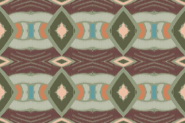 Ikat designs tribal cross Seamless Pattern. Ethnic Geometric Batik Ikkat Digital vector textile Design for Prints Fabric saree Mughal brush symbol Swaths texture Kurti Kurtis Kurtas