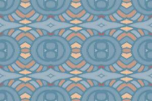 diseño de patrón étnico de bordado geométrico abstracto ikat. tela azteca alfombra mandala ornamento chevron textil decoración papel pintado. tribal boho nativo étnico pavo tradicional vector de fondo