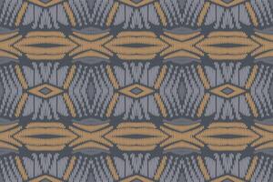 Ikat designs tribal cross Seamless Pattern. Ethnic Geometric Batik Ikkat Digital vector textile Design for Prints Fabric saree Mughal brush symbol Swaths texture Kurti Kurtis Kurtas