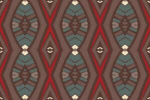 patrón ikat en tribal. geométrico étnico tradicional. estilo mexicano a rayas. diseño para fondo, papel tapiz, ilustración vectorial, tela, ropa, batik, alfombra, bordado. vector