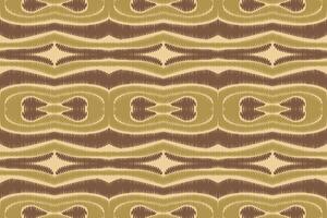 diseño de patrón étnico de bordado geométrico abstracto ikat. tela azteca alfombra mandala ornamento chevron textil decoración papel pintado. tribal boho nativo étnico pavo tradicional vector de fondo