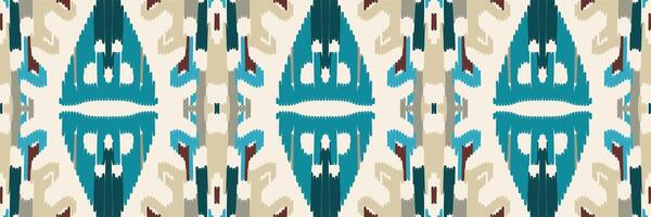 Ethnic ikat seamless pattern in tribal. Design for background, wallpaper, vector illustration, fabric, clothing, carpet, textile, batik, embroidery.