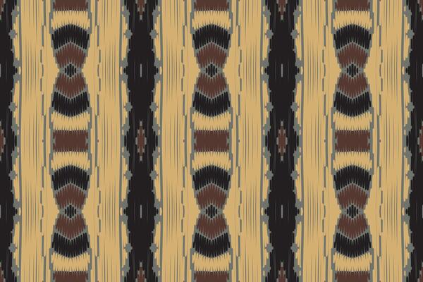 Ikat abstract geometric embroidery ethnic pattern design. Aztec fabric carpet mandala ornament chevron textile decoration wallpaper. Tribal boho native ethnic turkey traditional vector background