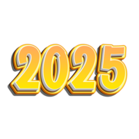 Frohes neues Jahr 2025 png