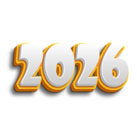 glücklich Neu Jahr 2026 png