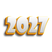 glücklich Neu Jahr 2027 png