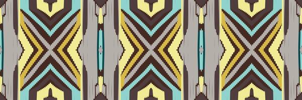 Abstract ethnic pattern art. Ikat seamless pattern in tribal. Design for background, wallpaper, vector illustration, fabric, clothing, carpet, embroidery.