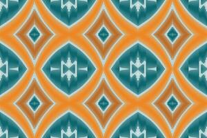 Abstract ethnic pattern art. Ikat seamless pattern traditional. American, Mexican style. vector