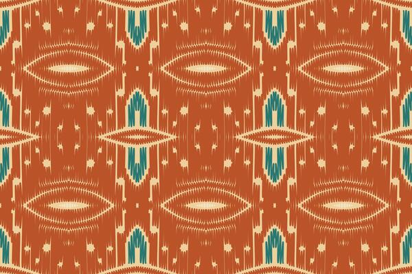 Ikat abstract geometric embroidery ethnic pattern design. Aztec fabric carpet mandala ornament chevron textile decoration wallpaper. Tribal boho native ethnic turkey traditional vector background