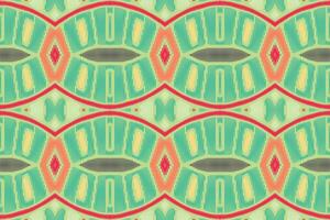 Ethnic ikat seamless pattern in tribal. American, Mexican style. Aztec geometric ornament print. vector