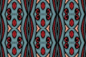 Abstract ethnic pattern art. Ikat seamless pattern traditional. American, Mexican style. vector