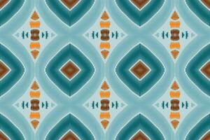 Abstract ethnic pattern art. Ikat seamless pattern traditional. American, Mexican style. vector