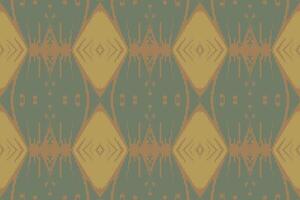 Ethnic ikat seamless pattern in tribal. Design for background, wallpaper, vector illustration, fabric, clothing, carpet, textile, batik, embroidery.