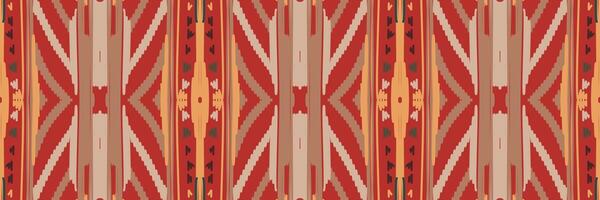 patrón ikat en tribal. geométrico étnico tradicional. estilo mexicano a rayas. diseño para fondo, papel tapiz, ilustración vectorial, tela, ropa, batik, alfombra, bordado. vector