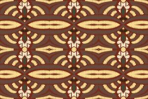 Ethnic ikat seamless pattern in tribal. Design for background, wallpaper, vector illustration, fabric, clothing, carpet, textile, batik, embroidery.