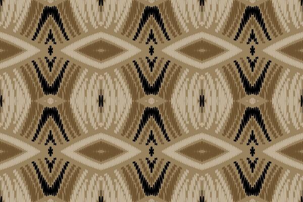 Ikat abstract geometric embroidery ethnic pattern design. Aztec fabric carpet mandala ornament chevron textile decoration wallpaper. Tribal boho native ethnic turkey traditional vector background