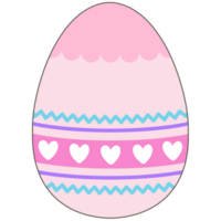 Frühling Jahreszeit Ostern süß Pastell- minimal Rosa Herz Ostern Ei jagen png