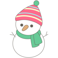 sweet winter cute funny snowman png