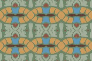 Ethnic ikat seamless pattern in tribal. Design for background, wallpaper, vector illustration, fabric, clothing, carpet, textile, batik, embroidery.