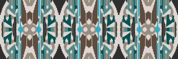 Ethnic ikat seamless pattern in tribal. Design for background, wallpaper, vector illustration, fabric, clothing, carpet, textile, batik, embroidery.