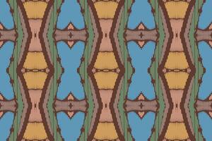 Ikat designs tribal cross Seamless Pattern. Ethnic Geometric Batik Ikkat Digital vector textile Design for Prints Fabric saree Mughal brush symbol Swaths texture Kurti Kurtis Kurtas