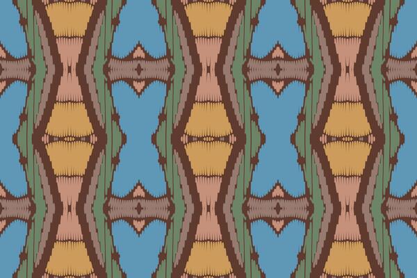 Ikat designs tribal cross Seamless Pattern. Ethnic Geometric Batik Ikkat Digital vector textile Design for Prints Fabric saree Mughal brush symbol Swaths texture Kurti Kurtis Kurtas