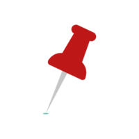 drücken Stift oder Reißzwecke Symbol Symbol Zeichen png