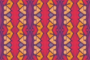 Abstract ethnic pattern art. Ikat seamless pattern traditional. American, Mexican style. vector