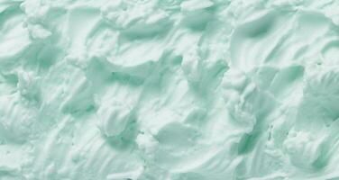 AI generated Homemade mint ice cream background AI Generated photo