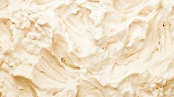 AI generated Vanilla ice cream background AI Generated photo