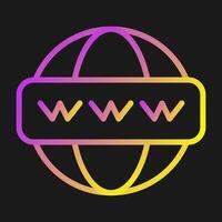 World Wide Web Vector Icon