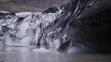 fusione ghiacciai. globale riscaldamento. Ghiaccio. ghiacciaio. ecologia. ghiacciai di Islanda. video