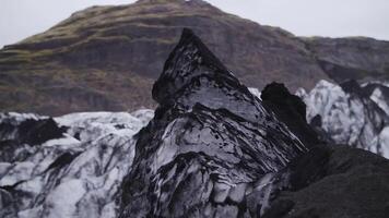 fusion glaciers. global échauffement. glace. glacier. écologie. glaciers de Islande. video