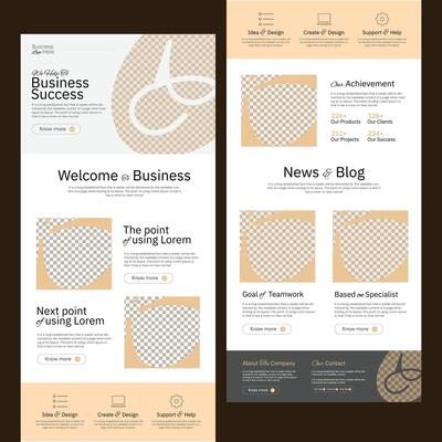 Minimalist Email Newsletter for online marketing and business