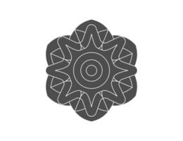 Mandala. Decorative element, flower, ornament. Vector illustration.