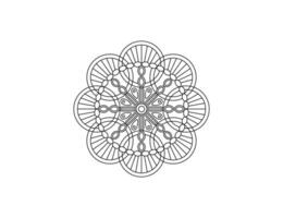 Mandala. Decorative element, flower, ornament. Vector illustration.