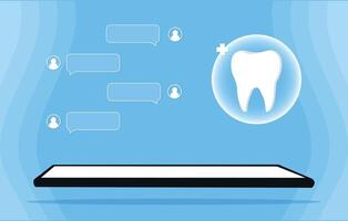 tooth icon. Dentistry vector illustration. Book an appointment with a dentist. Illustration of a tooth. Dentist profession web banner or landing page with teeth icon. White healthy tooth.