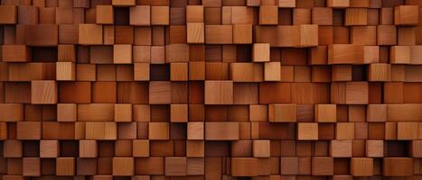 AI generated Rich and warm brown wood texture, perfect for backdrop or wallpaper, Ai Generated. photo