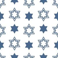 Seamless star of david pattern. Israeli culture, Passover. Holiday ornament for packaging, background, textile, wrapping paper vector