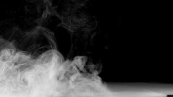 Abstract Smoke Fog and Mist Effect Swirling Surreal Shapes Background video